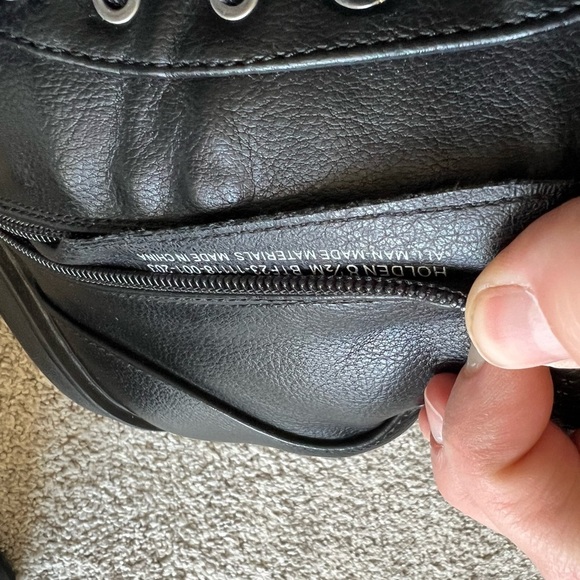 Baretraps HOLDEN Women's Size 8.5 Black Lace Up Side Zip Combat Mid Boots - Picture 6 of 6